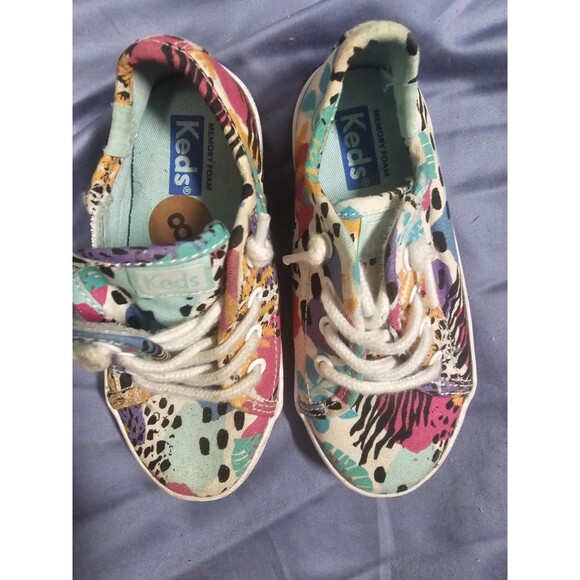 Keds Girls Colorful Sneakers Size 8c - Picture 2 of 8